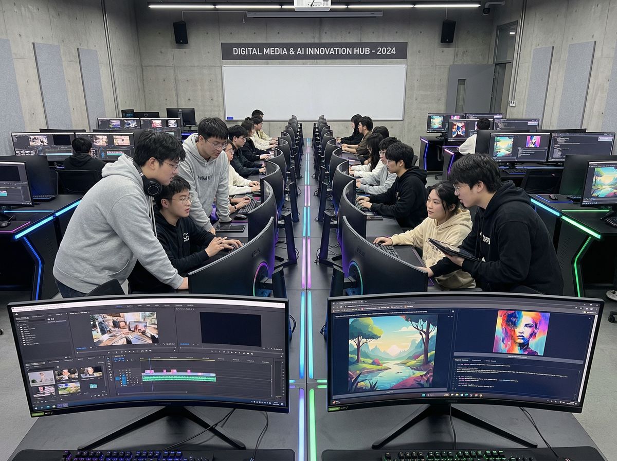 网红主播传媒AI修图与传媒剪辑