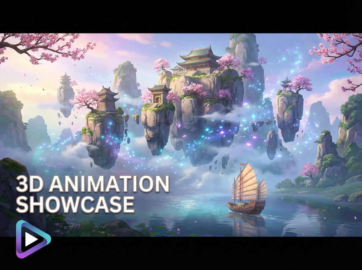 网红主播传媒3D动漫作品